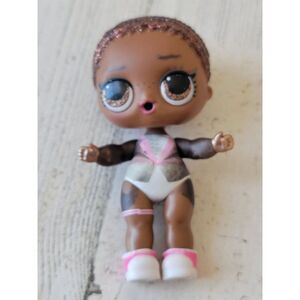 2018 MGA glitter mini doll girl toy figure pink white